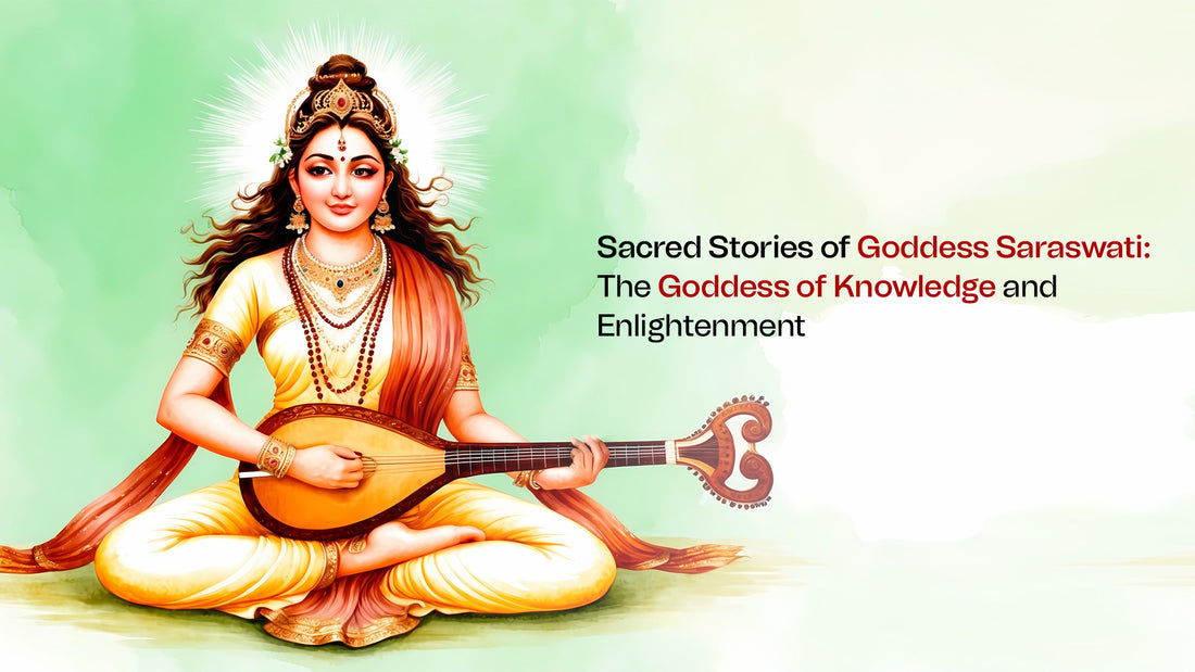 Sacred Stories of Goddess Saraswati: The Goddess of Knowledge and Enlightenment