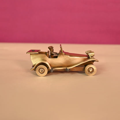 Brass Roofless Vintage Motor Car Showpiece