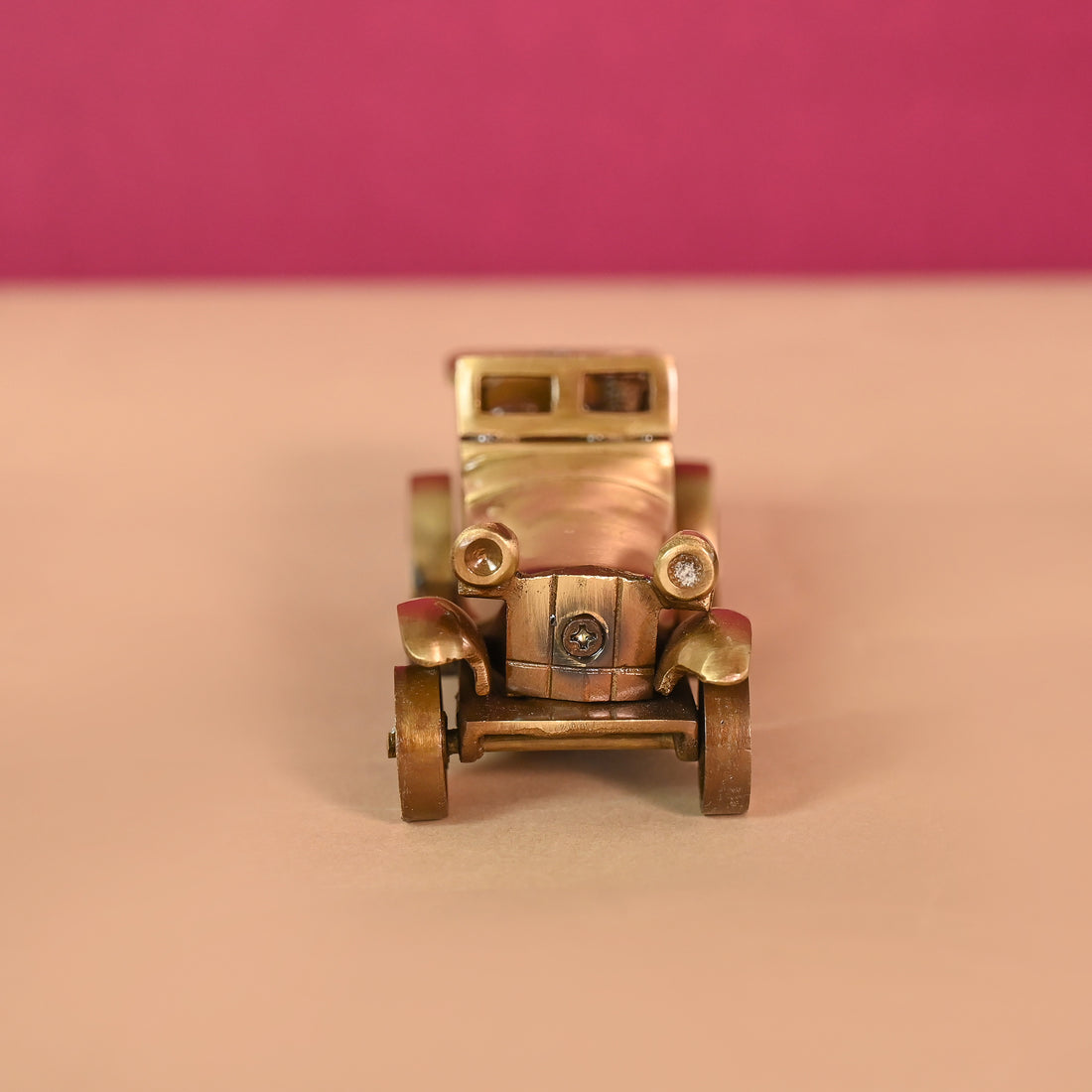 Brass Roofless Vintage Motor Car Showpiece