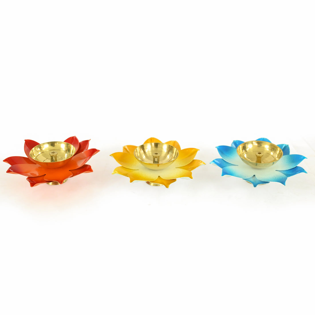 3 Piece of Brass Diya (4.13")