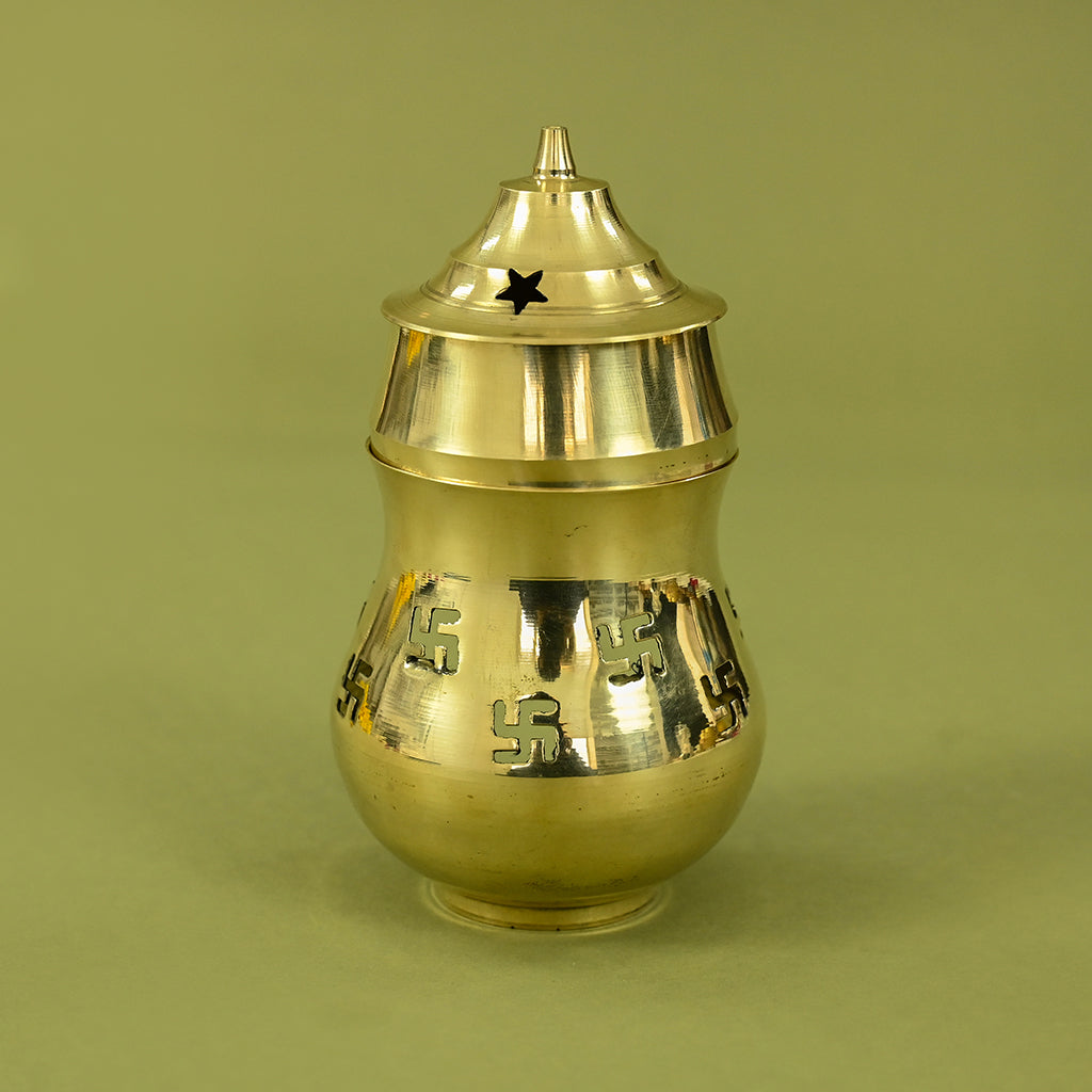 Brass Diffuser Diya for Camphor