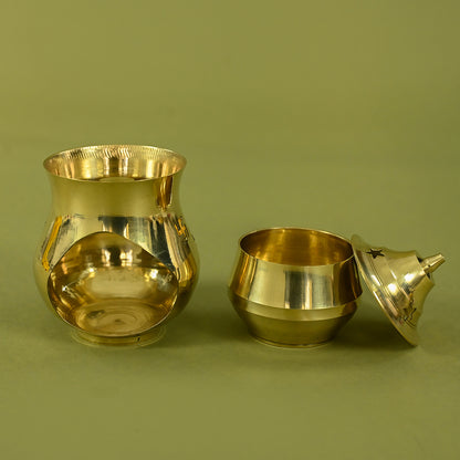 Brass Diffuser Diya for Camphor