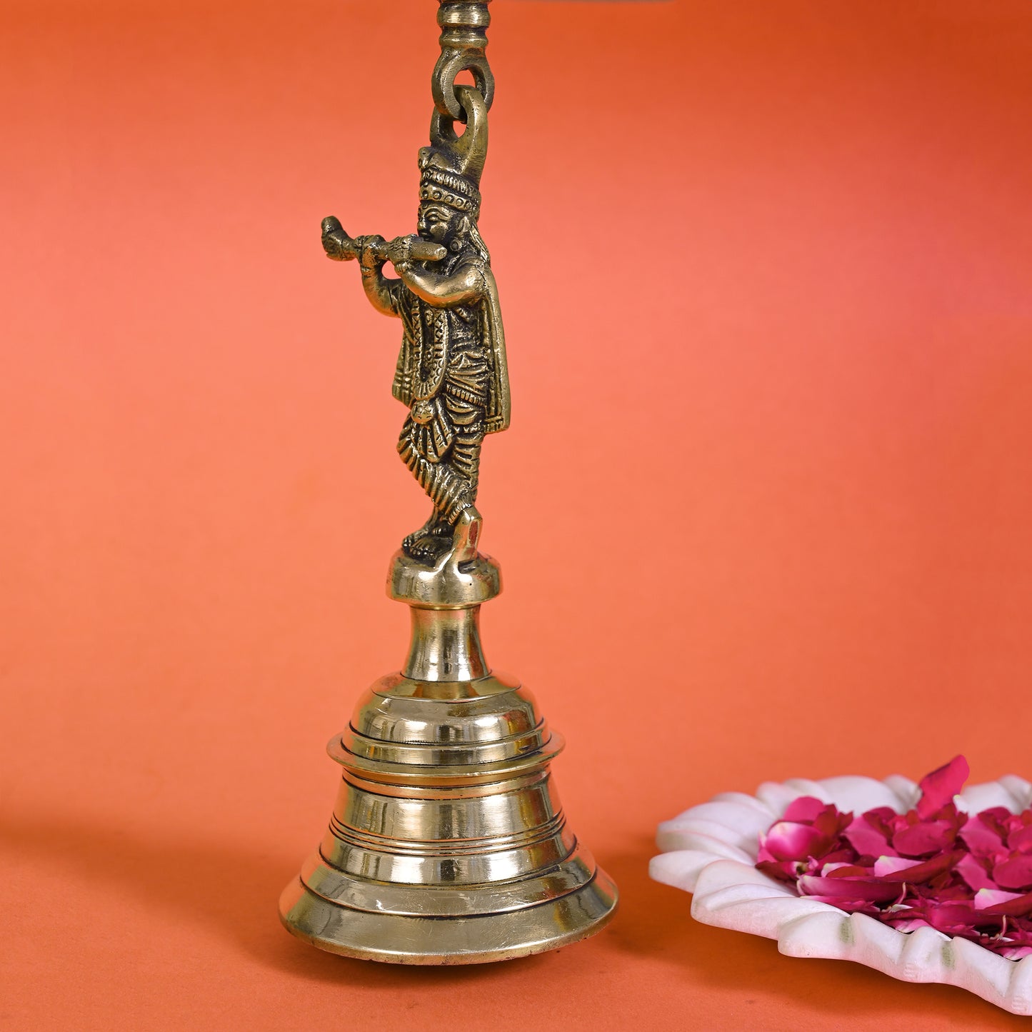 Brass Krishna Bell ( 8" )