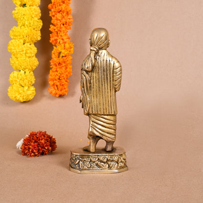 Brass Sai Baba Idol ( 9.5" )