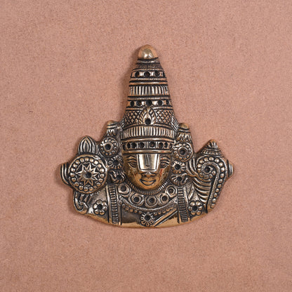 Brass Venkateshwar Wall Hanging Mask ( 7" )