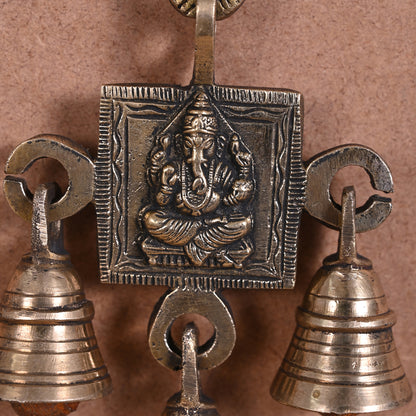 Brass Wall Hanging 'Labh' ( 7" )