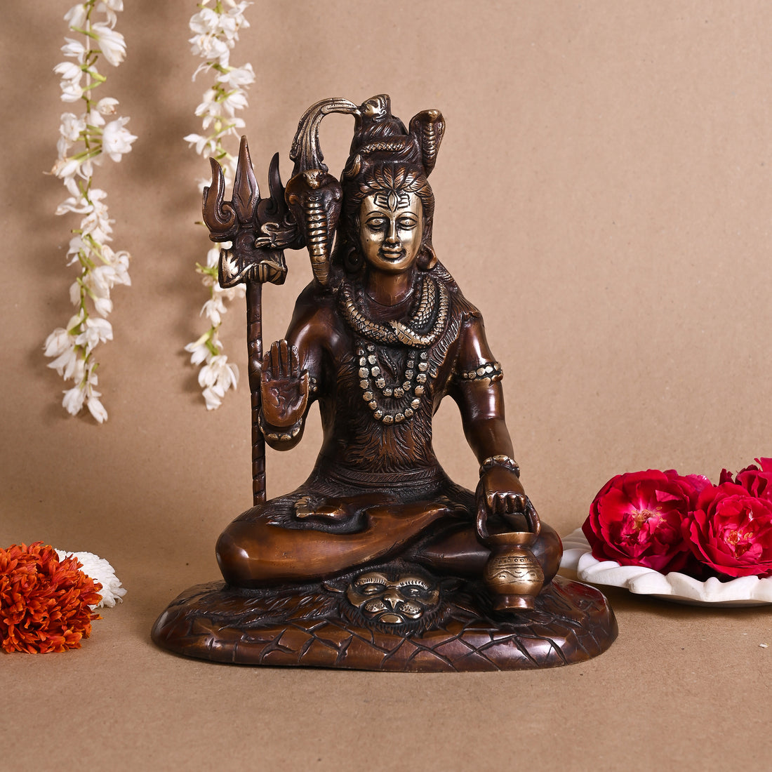 Brass Shiva Statue ( 10" )