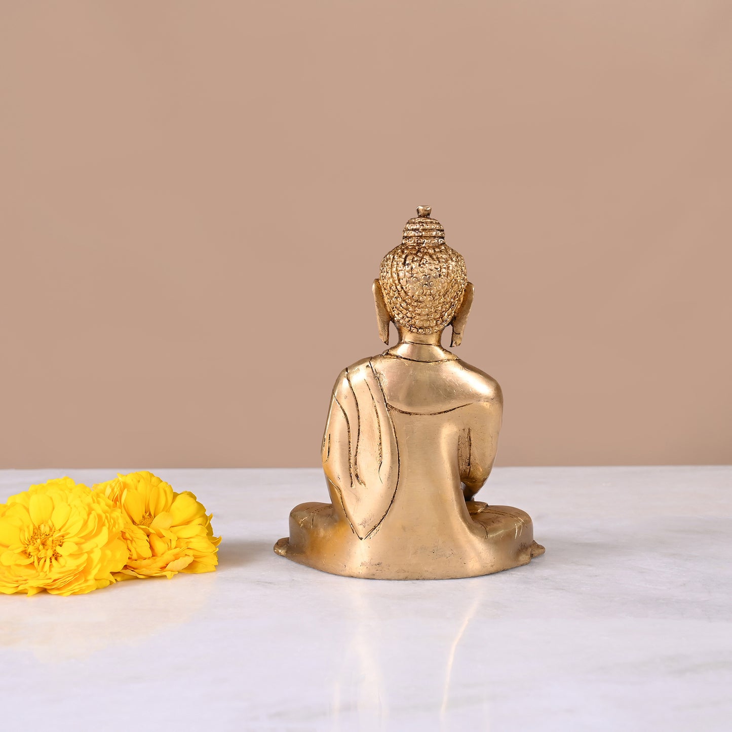 Brass Buddha (6")