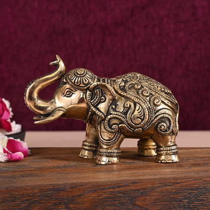 Brass Decorative Elephant (4")