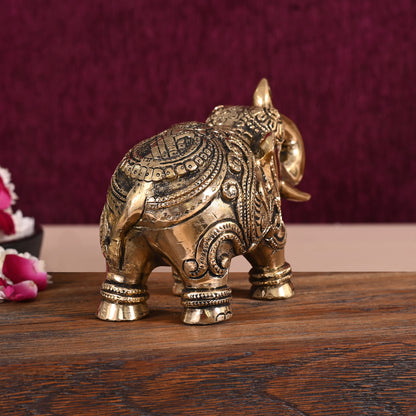 Brass Decorative Elephant (4")
