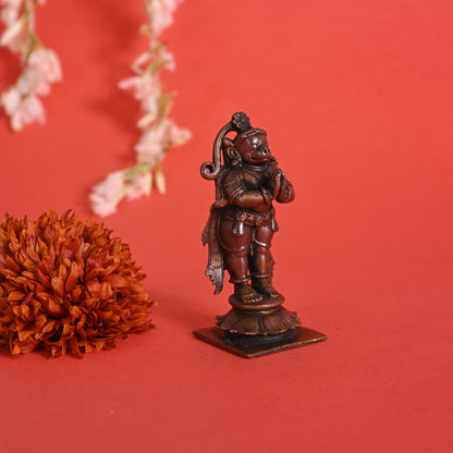 Copper Standing Hanuman (3" )