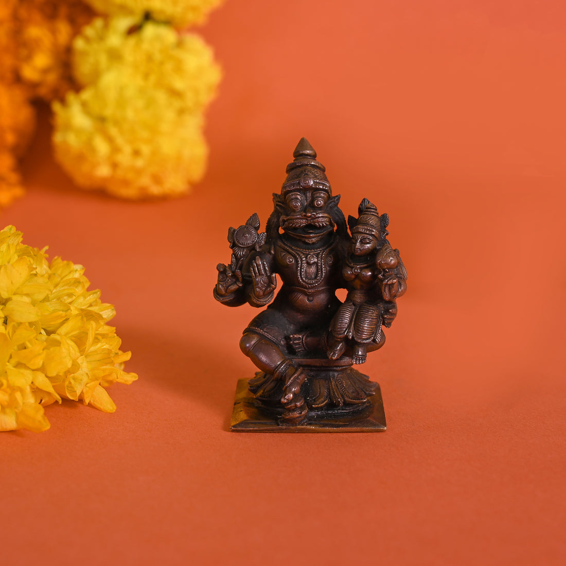 Copper Lakshmi Narayan (3" )