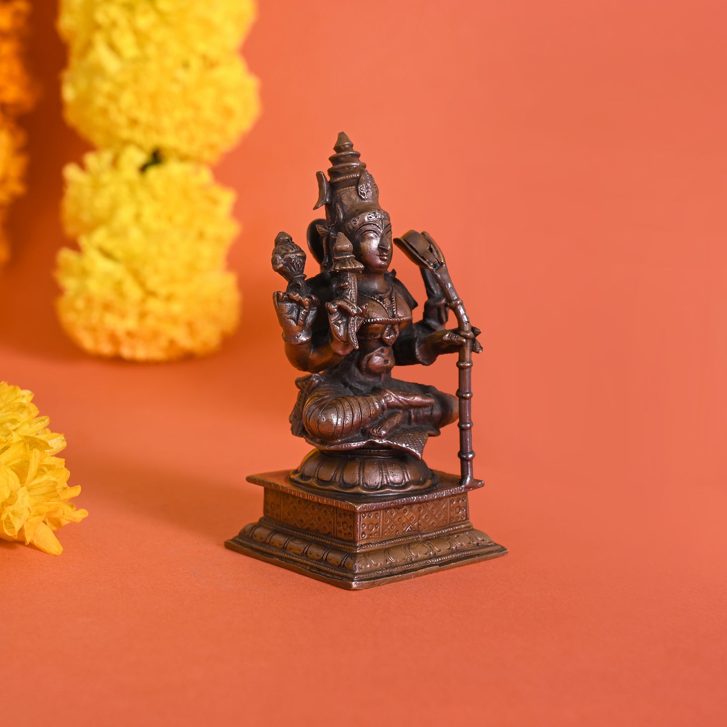 Copper Rajeshwari/Durga ( 4" )