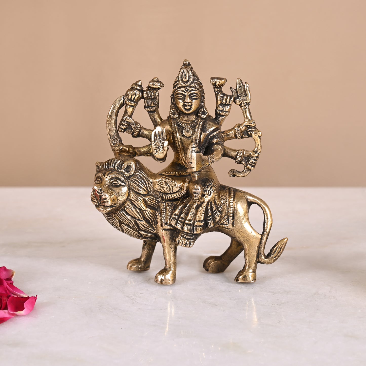Brass Durga Idol (5" )