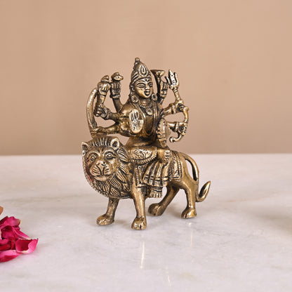 Brass Durga Idol (5" )