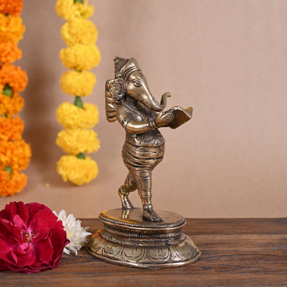 Brass Ganesh Statue (14.5")