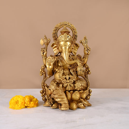 Ganesh Idol for Home Decoration (12.5")
