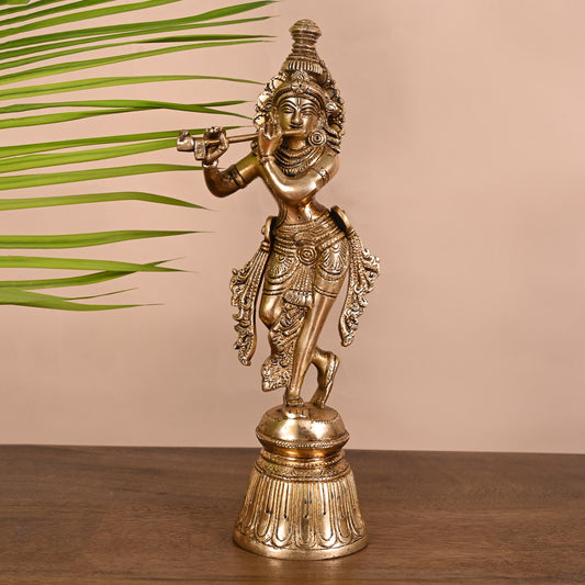 Brass Murlidhar Krishna (11")