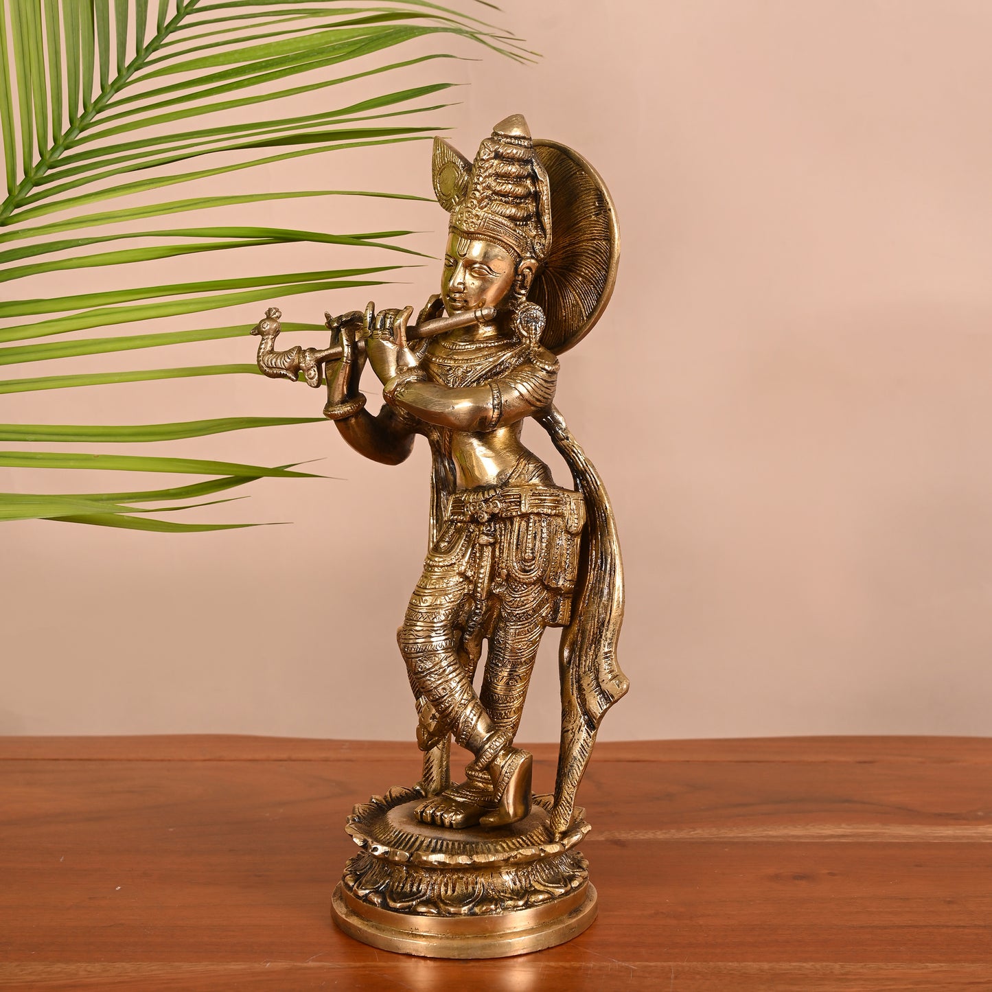 Handmade Brass Murlidhar Krishna ( 7.5")