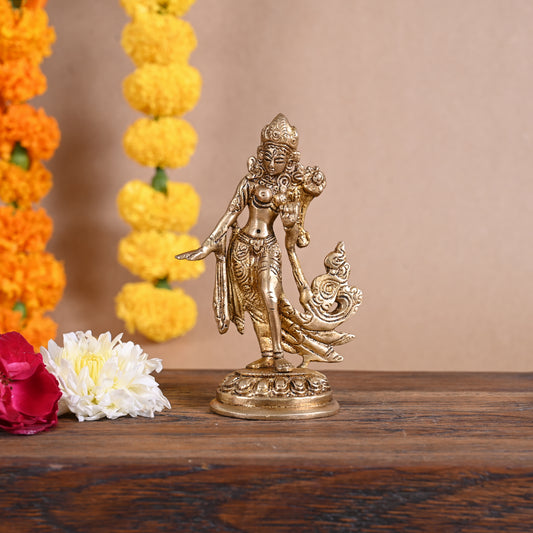 Brass Lakshmi Devi Idols (1")