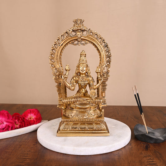Lakshmi Narasimha Brass Idol (7")