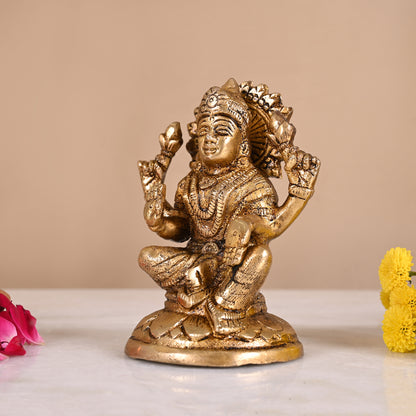Brass Ashta Lakshmi Idol (4")