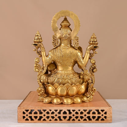 Lakshmi Idol Brass (12.5")