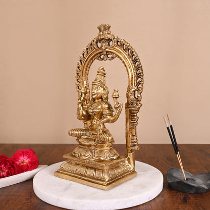 Lakshmi Narasimha Brass Idol (7")