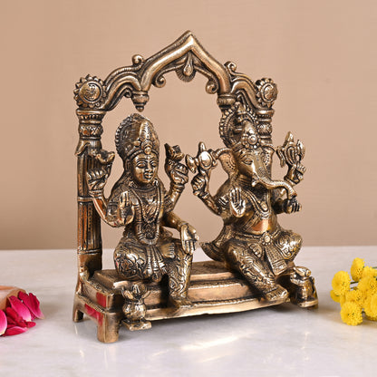 Lakshmi ganesh idol (9")
