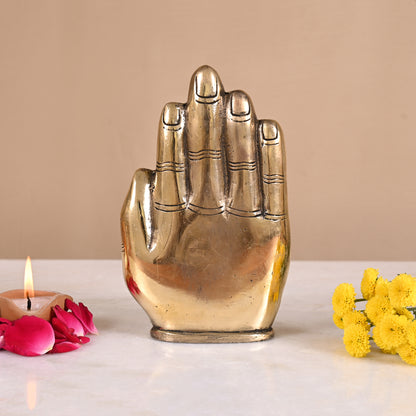 Handmade Brass Ganesh Idol ( 6" )