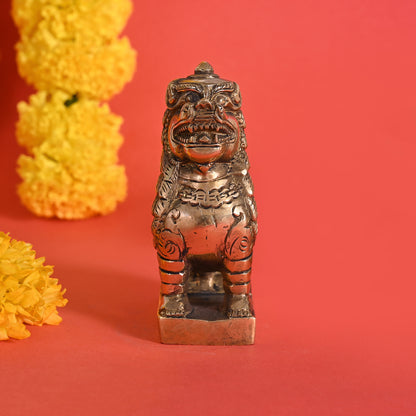 Bhunes Brass Lion (5")