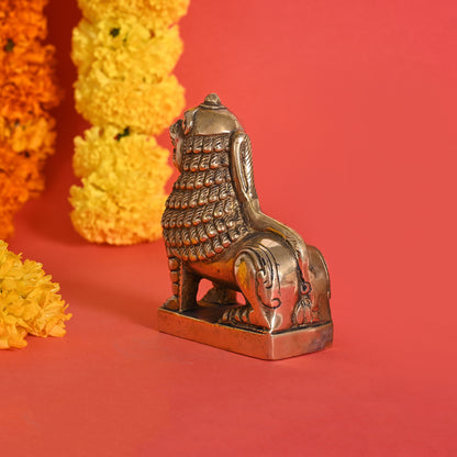 Bhunes Brass Lion (5")